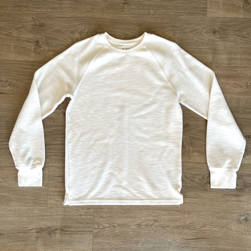 Good fellow and co. white sweater crewneck